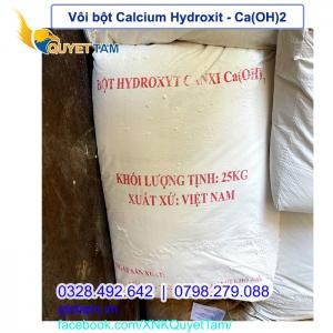 Vôi bột Ca(OH)2 – Calcium Hydroxide hàng Việt Nam
