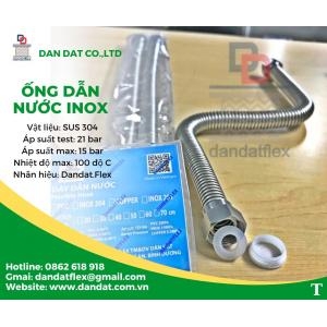 Dây inox cấp nước ren trong/ ống mềm cho máy nóng lạnh,dây cấp nước nóng lạnh cho bình nước nóng