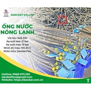 Dây inox cấp nước ren trong/ ống mềm cho máy nóng lạnh,dây cấp nước nóng lạnh cho bình nước nóng