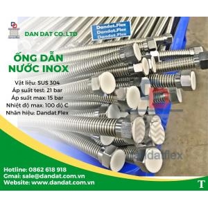 Dây inox cấp nước ren trong/ ống mềm cho máy nóng lạnh,dây cấp nước nóng lạnh cho bình nước nóng