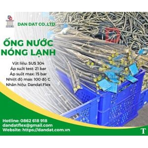 Dây inox cấp nước ren trong/ ống mềm cho máy nóng lạnh,dây cấp nước nóng lạnh cho bình nước nóng