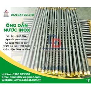 Dây dẫn nước bình tắm nóng lạnh,dây cấp nước nóng lạnh inox 304,dây mềm cấp nước nóng