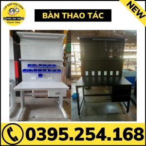 Bàn thao tác cơ khí dùng trong công nghiệp