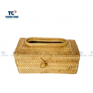 Square rattan tissue box cover - thanhcongcraft