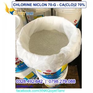 Chlorine Niclon 70-G (Nhật Bản) - Calcium Hypochloride Ca(OCl)2 70%