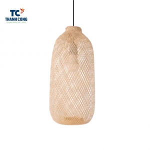 Illuminate Your Space with a Striking Large Bamboo Lamp Shade