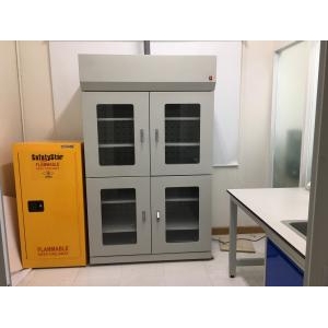 Tủ đựng hóa chất có lọc hấp thu kích thước 1200mm - SCS Lab - chất liệu sắt sơn tĩnh điện dày 1.2mm