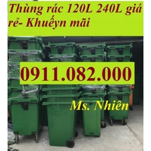  Thùng rác thông minh giá tốt hiện nay-thùng rác 120L 240L 660L giá rẻ- lh 0911082000