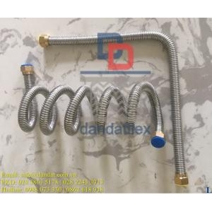 Ống mềm inox cấp nước vòi nóng lạnh | Dây cấp nước inox 304 cao cấp (40cm, 50cm, 60cm)