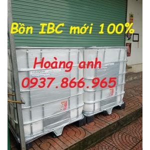 Bồn IBC tại Gia lâm – Long Biên, địa chỉ bán bồn 1000l, tank nhựa 1000l, bồn 1 khối, bồn cũ