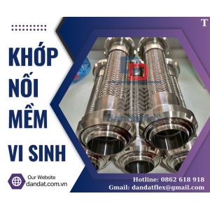 Khớp nối mềm inox 321, khớp nối inox chống rung, khớp nối mềm nối bích, khớp nối mềm inox dẫn hóa chất