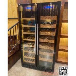 Tủ bảo quản xì gà 1000 điếu, rượu vang 150 chai - Golden Fire GF180