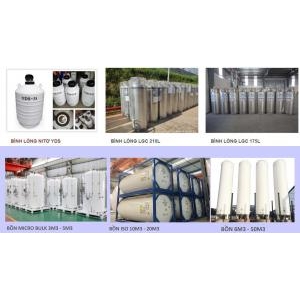 Oxy, Nitơ, CO2, Argon, Acetylen, Heli, Ethylene, Hydro, Khí hiệu chuẩn, Khí hỗn hợp, Nitơ & CO2 thực phẩm, Oxy y tế, Amoniac.