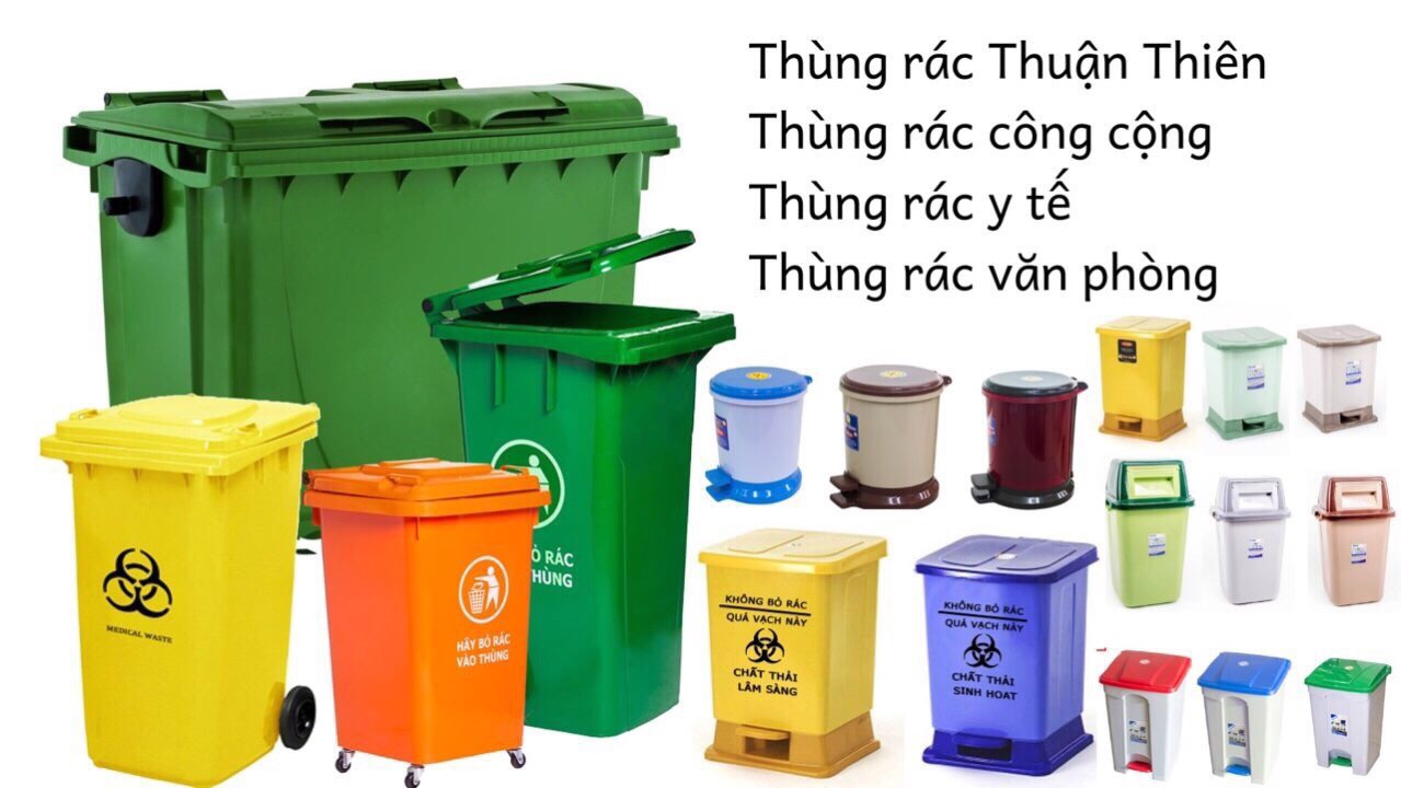 Bán thùng rác giá rẻ tại bình minh vĩnh long- thùng đựng rác 120l 240l- lh 0911082000