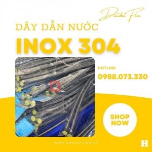 Dây dẫn nước inox chịu nhiệt/Dây dẫn nước inox 304/Dây cấp nước bình nóng lạnh/Dây cấp nước vòi chậu Lavabo/Ống mềm dẫn nước inox