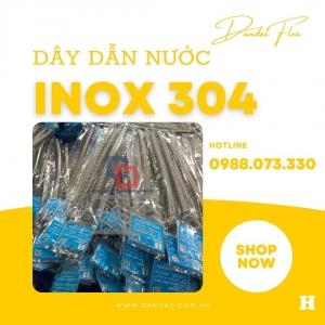 Dây dẫn nước inox chịu nhiệt/Dây dẫn nước inox 304/Dây cấp nước bình nóng lạnh/Dây cấp nước vòi chậu Lavabo/Ống mềm dẫn nước inox