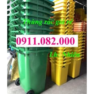  Giá sỉ thùng rác nhựa giá siêu rẻ- thùng rác 120l 240l 660l, thùng rác ngoài trời- lh 0911082000