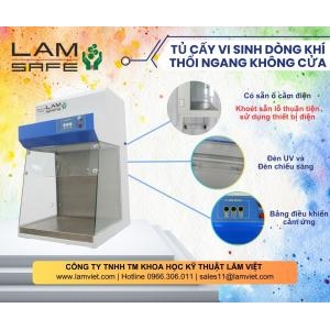 Tủ cấy vi sinh thổi ngang không cửa 