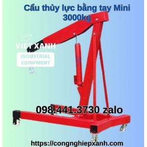 Cẩu thủy lực mini bằng tay 3000kg