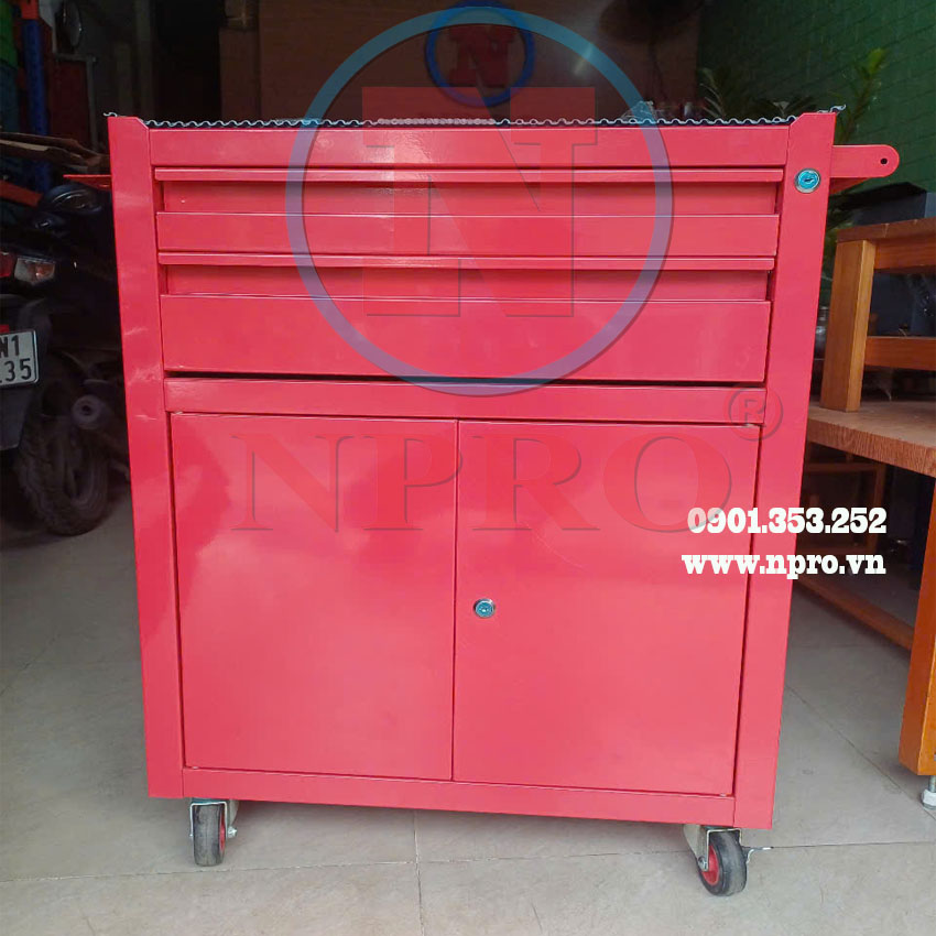 Xe đẩy hàng 2 bánh, Xe đẩy 3 ngăn 1 ngăn kéo,Xe đẩy dụng cụ 3 ngăn, xe đây 3 ngăn npro, tủ đồ nghề. Tủ đồ nghề 2 ngăn kéo 1 hộc