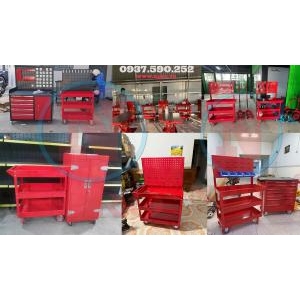 Tủ đồ nghề 5 ngăn kéo sơn tĩnh điện màu xanh dương