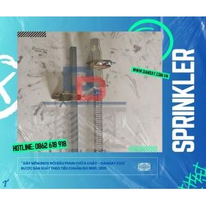 Ống nối đầu phun chữa cháy,khớp nối mềm sprinkler pccc,ống nối mềm cứu hỏa,ống mềm inox chữa cháy,