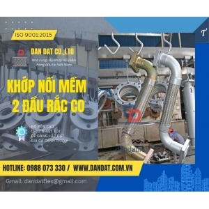 Khớp nối mềm nối ren, khớp nối mềm rắc co ren, khớp nối mềm công nghiệp, khớp nối mềm inox chịu nhiệt