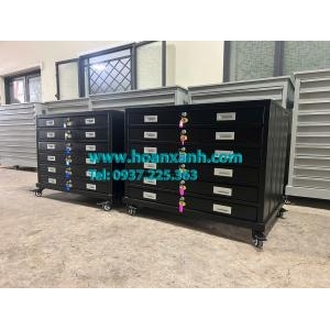 Tủ lưu bản vẽ A0 10 ngăn, tủ lưu bản vẽ