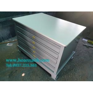 Tủ lưu bản vẽ A0 5 ngăn