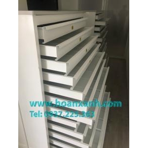 Tủ lưu bản vẽ A0- 15 ngăn, tủ lưu trữ bản vẽ sản xuất theo yêu cầu