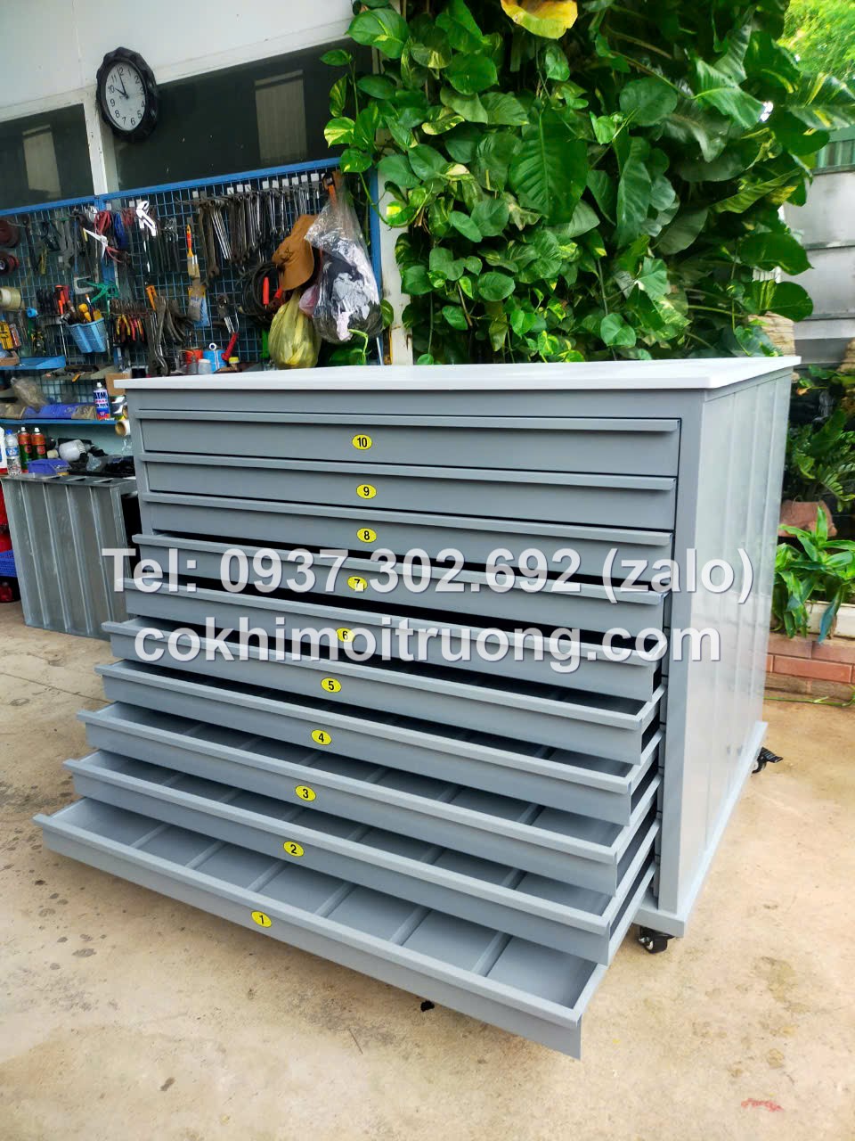 tủ lưu bản vẽ, tủ đựng bản vẽ, tủ để bản vẽ, tủ lưu bản vẽ A0, tủ lưu bản vẽ A1, tủ lưu bản vẽ A2, tủ hồ sơ đựng bản vẽ, Tủ lưu bản vẽ A0 - 10 ngăn