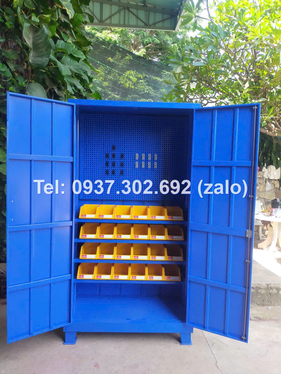 Tủ dụng cụ cơ khí 2 cánh- treo đồ nghề