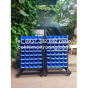 Kệ dụng cụ 2 mặt - 8 tằng, kệ dụng cụ đựng đồ nghề cơ khí.