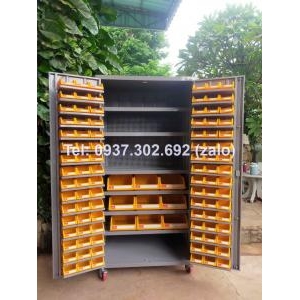 Tủ dụng cụ kết hợp với lưới treo dụng cụ