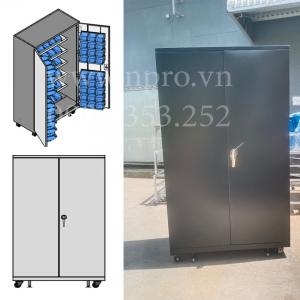 Tủ đựng linh kiện KT: W1500xD800xH1900mm