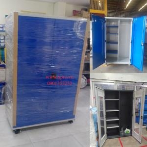 Xe đẩy 2 tầng KT: W550xD1100xH650