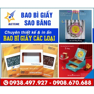 Thiết Kế In Ấn Sản Xuất Bao Bì Giấy