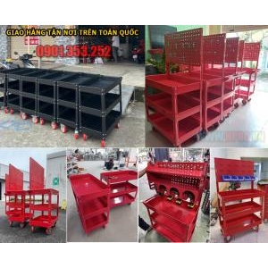 Tủ đồ nghề 6 ngăn kéo 1 cánh kết hợp bảng treo