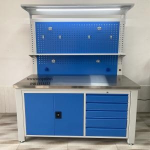 Bàn cơ khí 4 ngăn KT: W1500xD750xH800mm