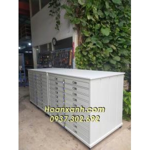 Tủ lưu bản vẽ 15 ngăn khổ A0 TV-A015, tủ lưu hồ sơ, tủ lưu bản vẽ, tủ để bản vẽ