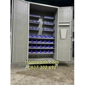 Tủ dụng cụ cơ khí VT-T10, tủ dụng cụ 2 cánh treo đồ, tủ dụng cụ kết hợp