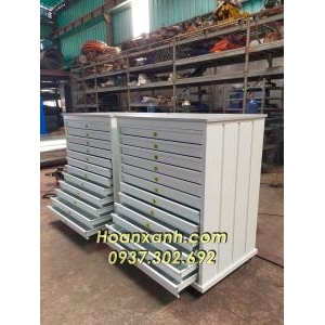 Tủ lưu bản vẽ 7 ngăn khổ A0 TV-A07, tủ lưu bản vẽ A0, tủ lưu bản vẽ 7 ngăn, tủ để hồ sơ A0