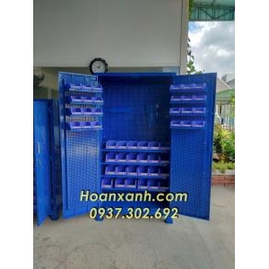 Tủ dụng cụ cơ khí VT-T10, tủ dụng cụ 2 cánh treo đồ, tủ dụng cụ kết hợp